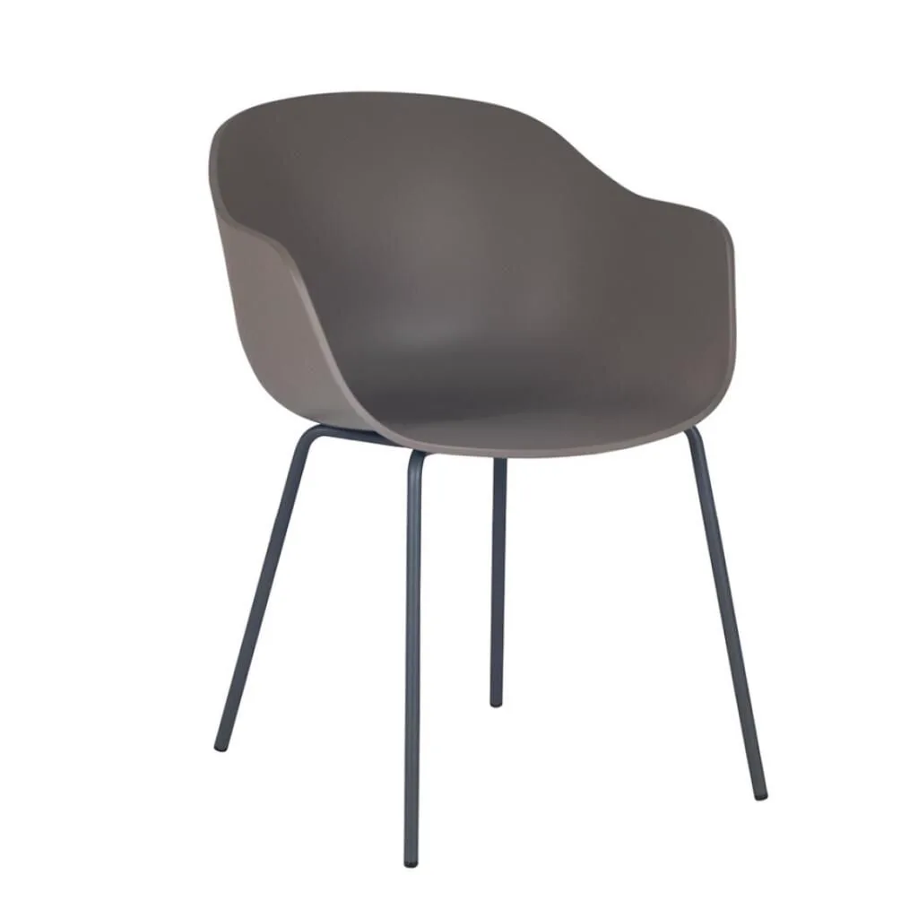 Globe-K ML Ash Brown - Anthracite Chair with Arms PPT1138