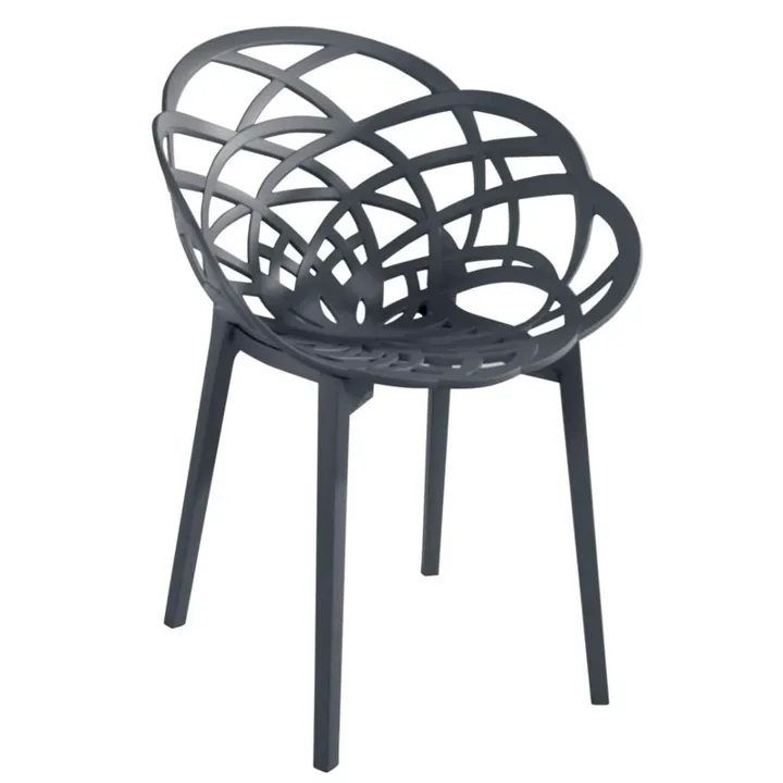 Flora Matt Anthracite - Anthracite Chair PPT1109