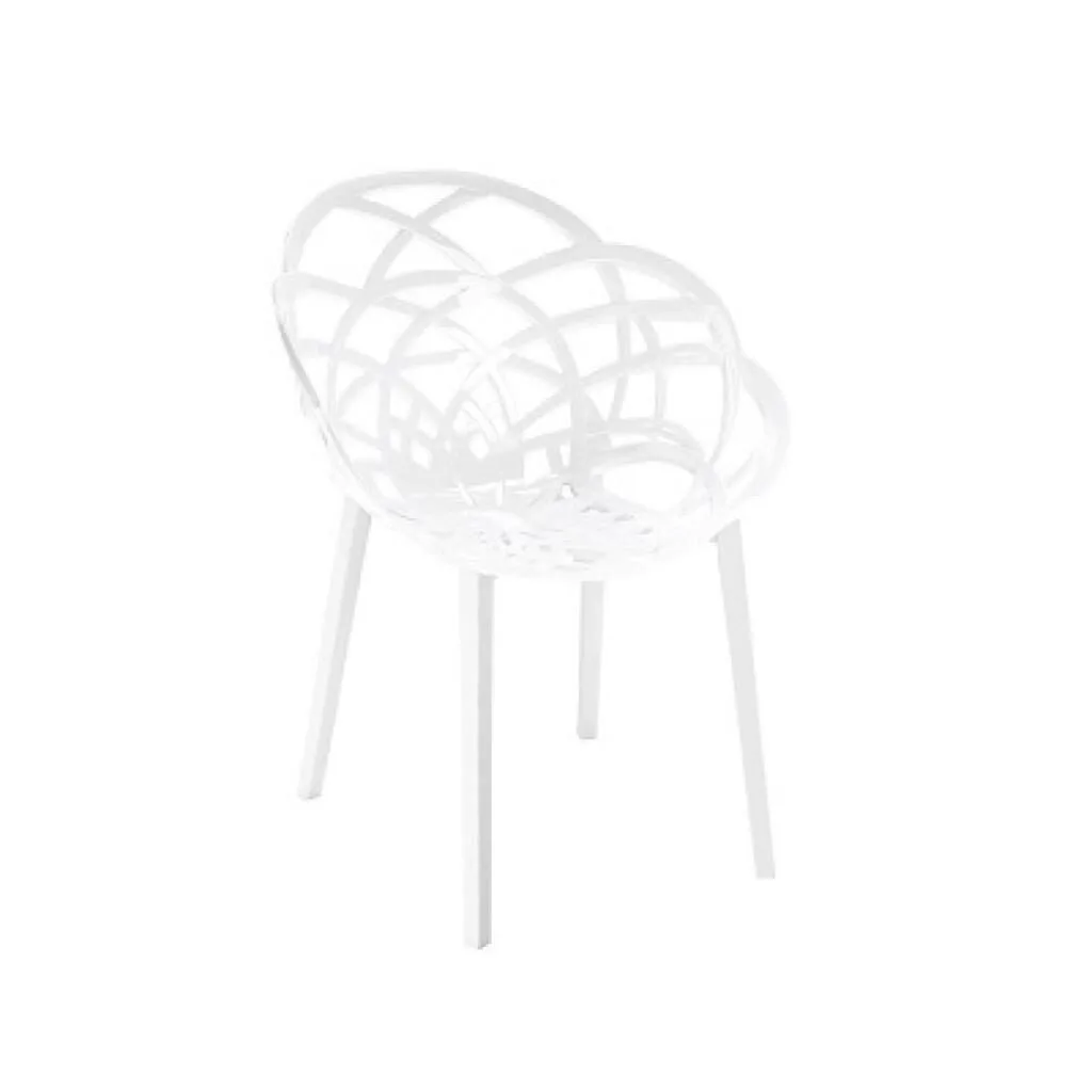 Flora Solid White - White Chair PPT1100
