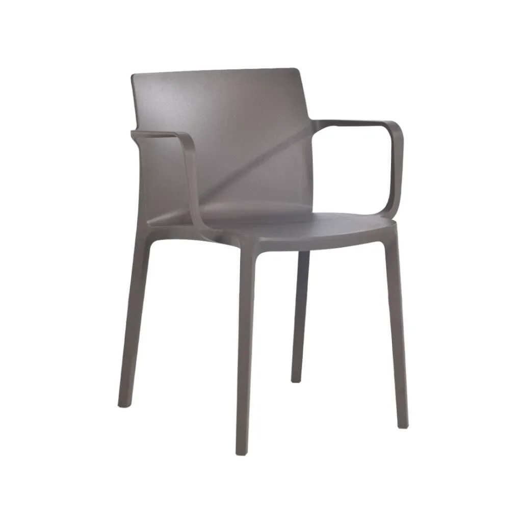 Evo-K Ash Brown Kitchen Chair with Arms PPT1090