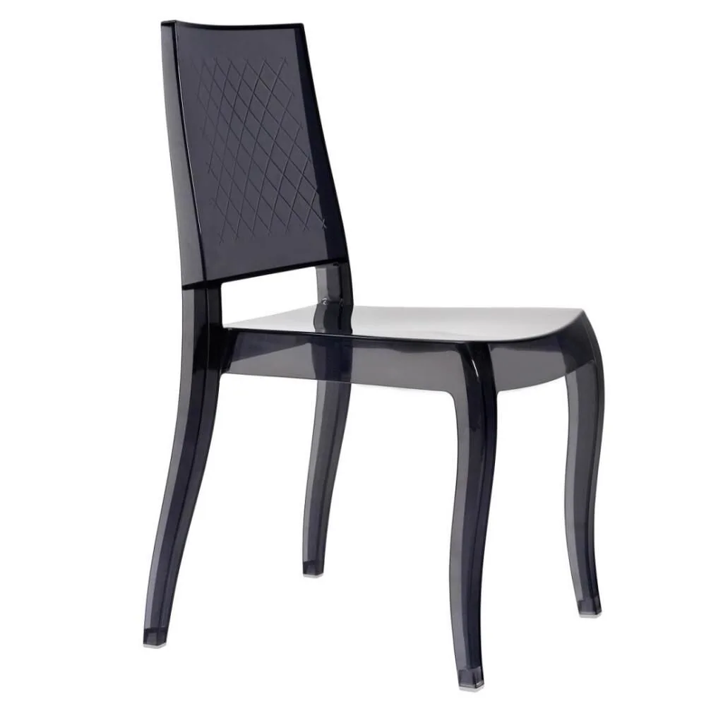 Class-XC Smoke Transparent Kitchen Chair PPT1015