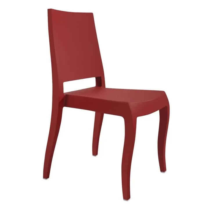 Class-X Matt Dark Red Kitchen Chair PPT1013