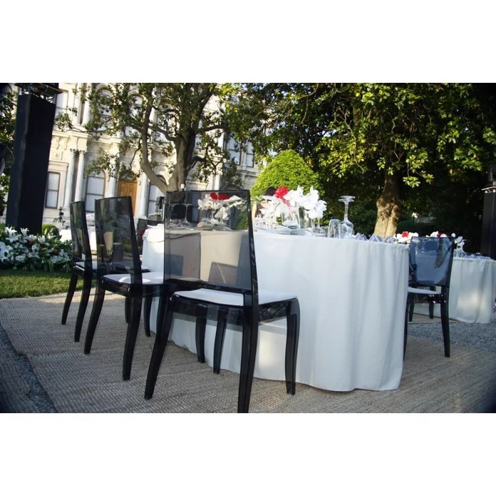 Class-X Smoke Transparent Kitchen Chair PPT1012