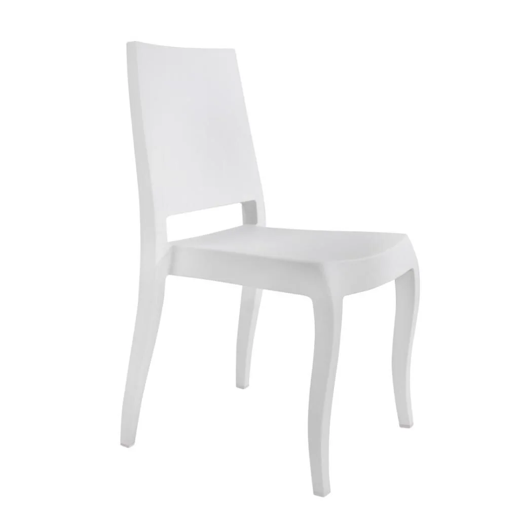 Class-X Matt White Kitchen Chair PPT1014