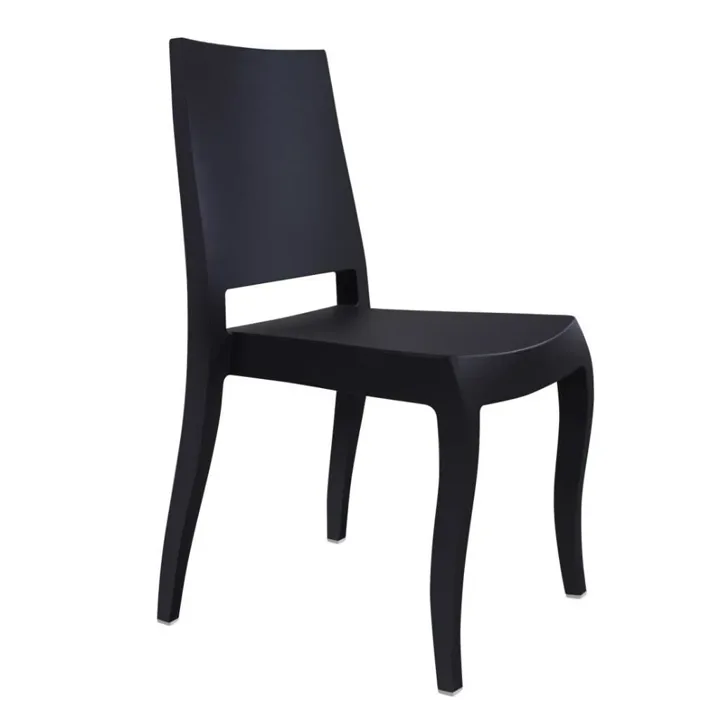 Class-X Matt Black Kitchen Chair PPT1008