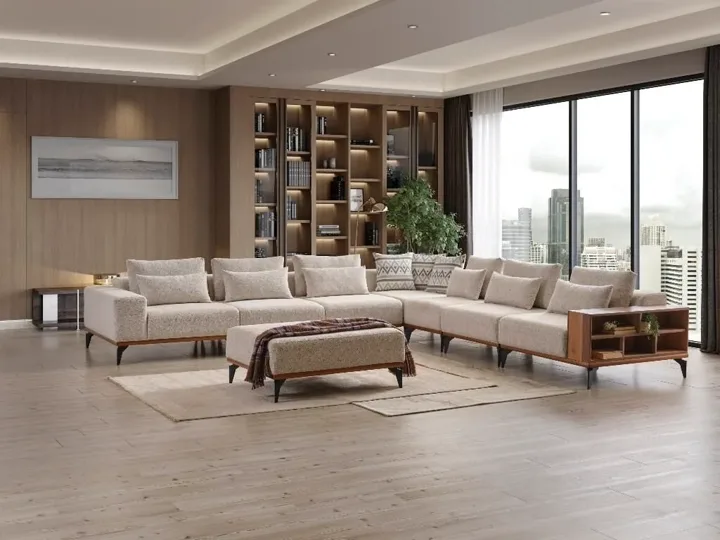 Pandora 2 Corner Sofa Set HD122