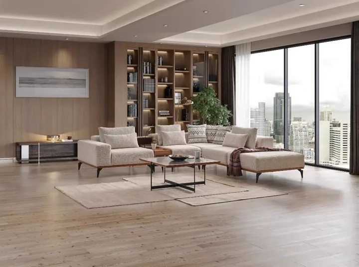 Pandora 5 Corner Sofa Set HD122