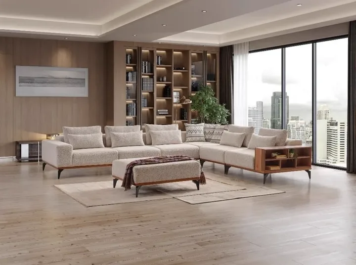 Pandora 3 Corner Sofa Set HD122