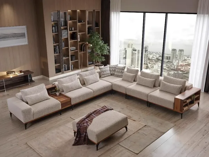 Pandora 1 Corner Sofa Set HD122