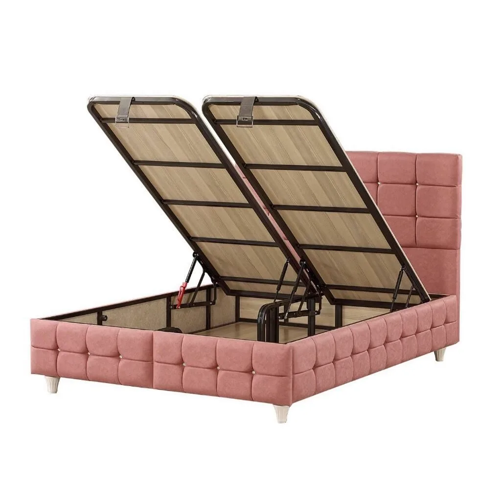 Eylul 90X200 Single Divan Base and Headboard Set EY186