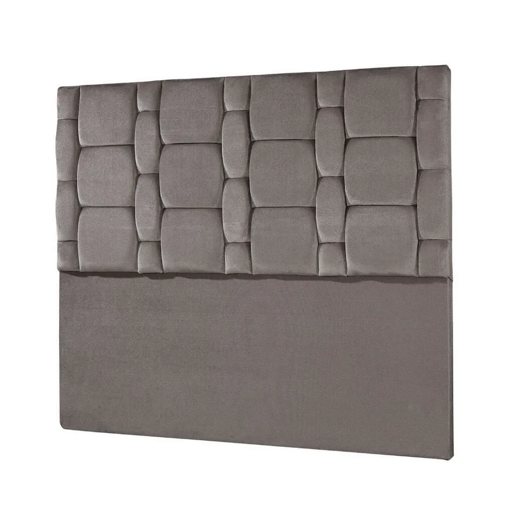 Stone 180X200 Double Divan Base and Headboard Set EY183
