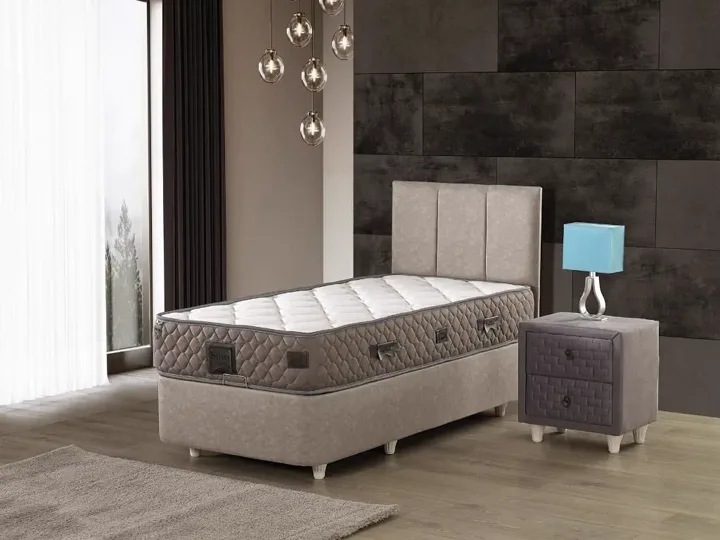 Eko Plus 180X200 Double Mattress, Divan base, Headboard Set EY123