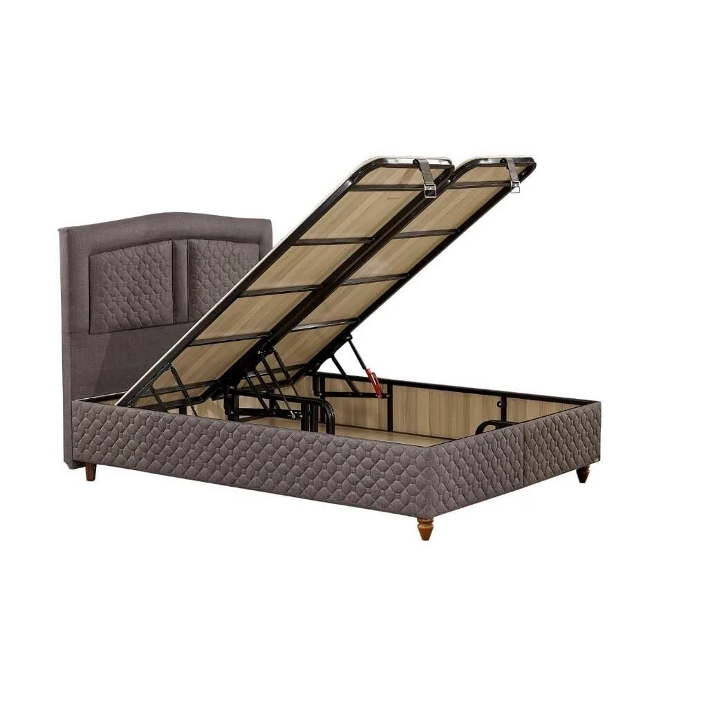 Inci 90X200 Single Mattress, Divan Base, Headboard Set EY118