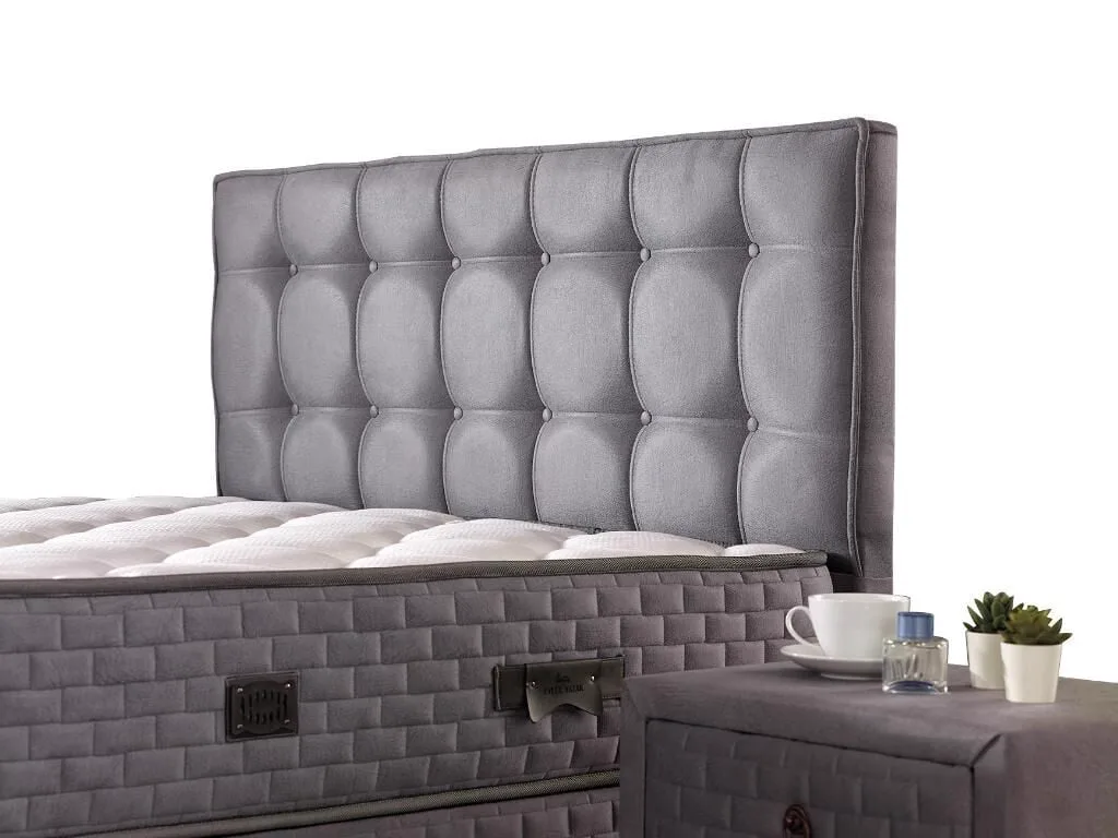 Sleep 140X200 Double Mattress, Divan Base, Headboard Set EY107