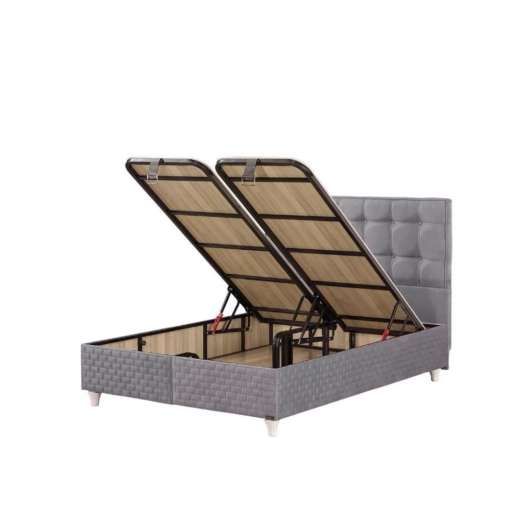Sleep 180X200 Double Mattress, Divan Base, Headboard Set EY107