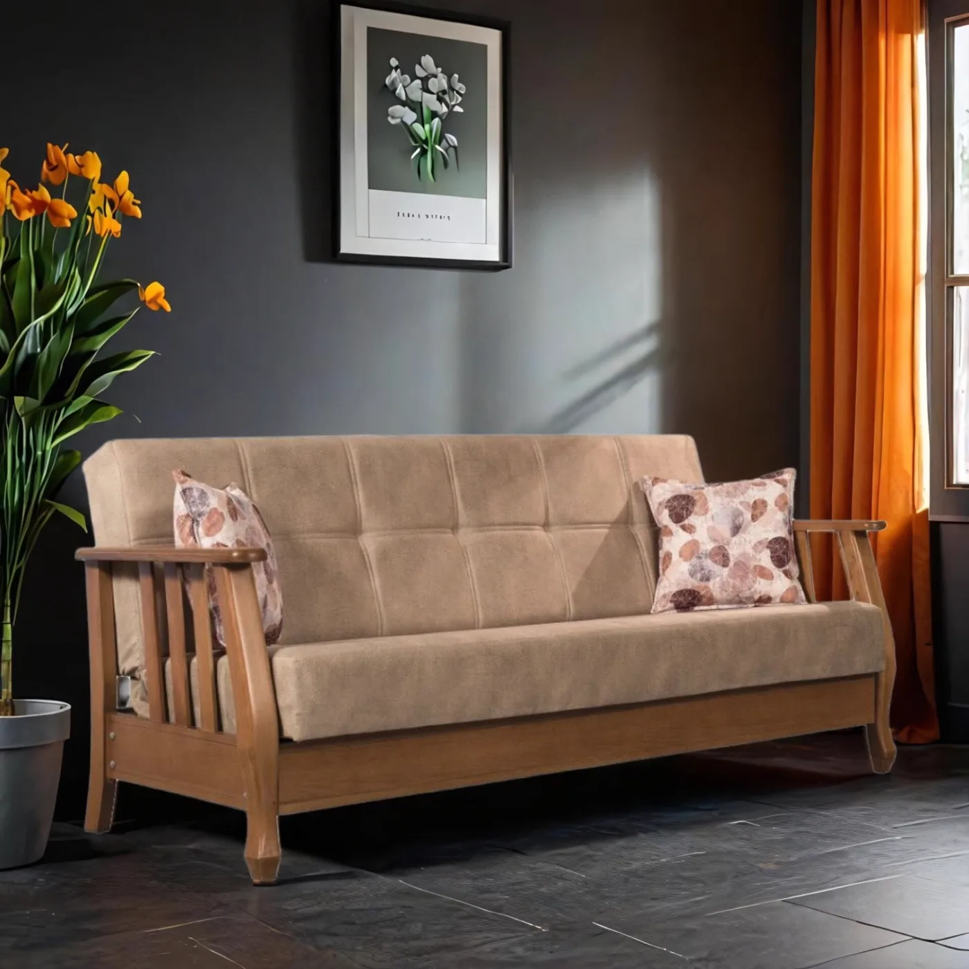 Karya 2 Scandinavian Sofa MDN105B