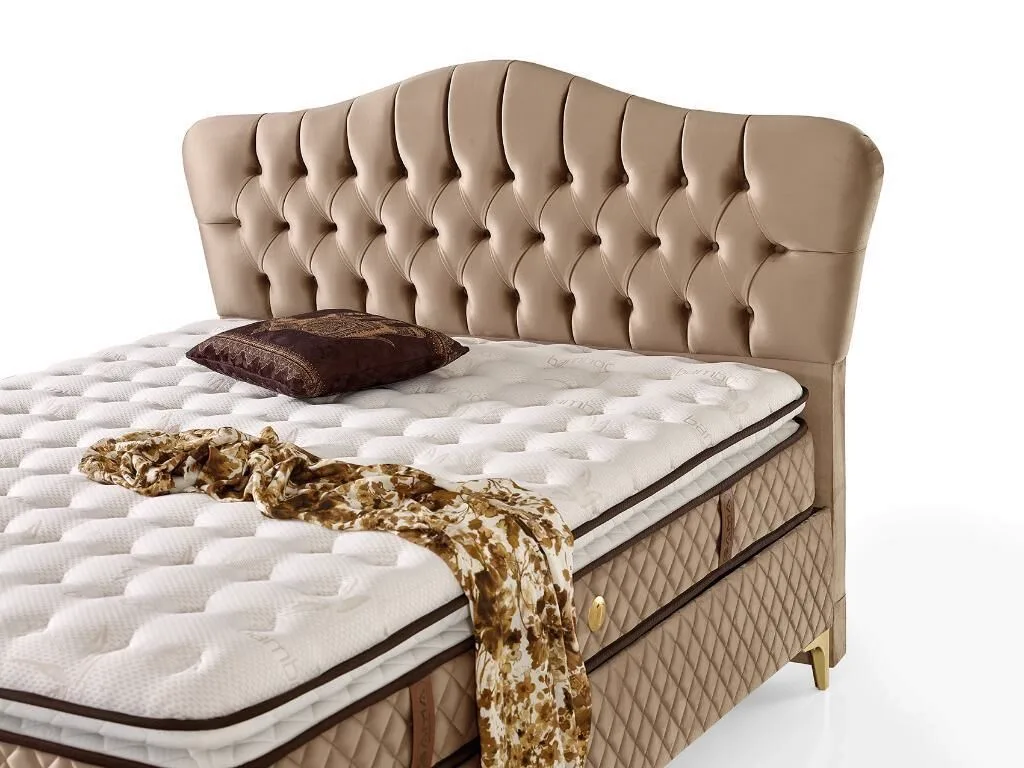 MD Monza 160x200 Double Divan Base and Headboard Set GM1162