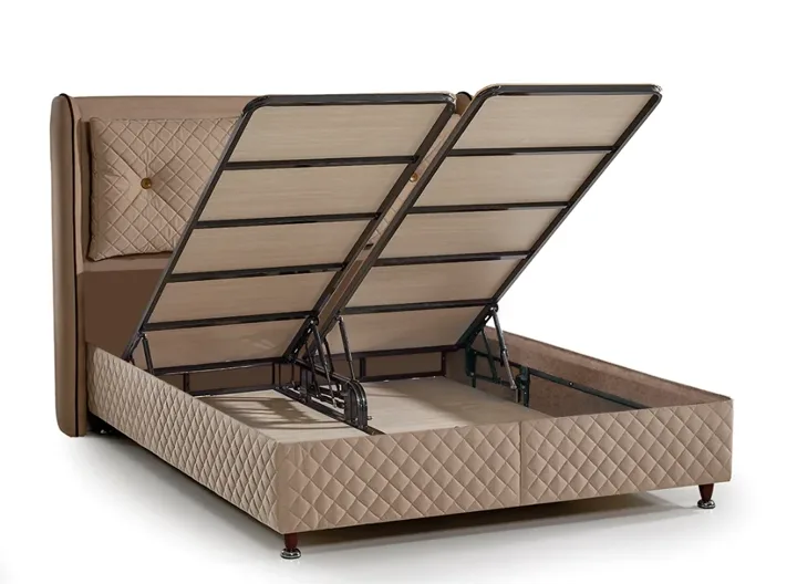 MD Nergis 100x200 Single Divan Base and Headboard Set GM1110