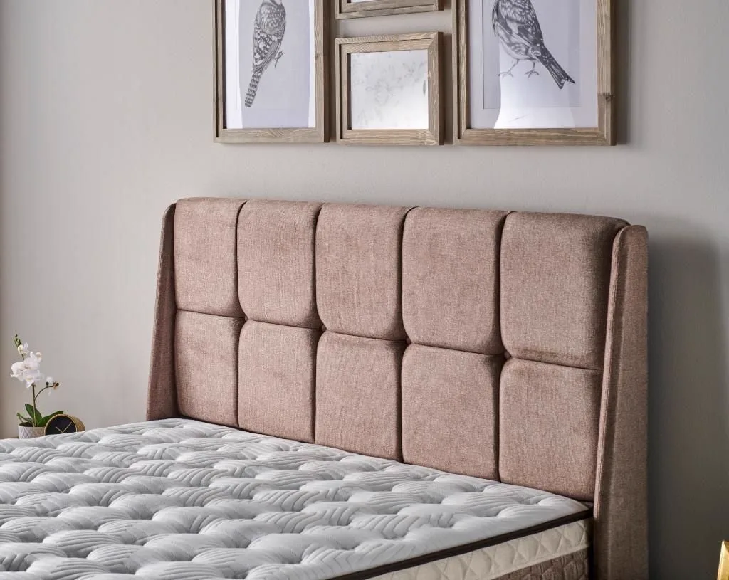 MD Relax Soft 180 cm Double Divan Base Headboard CB1210