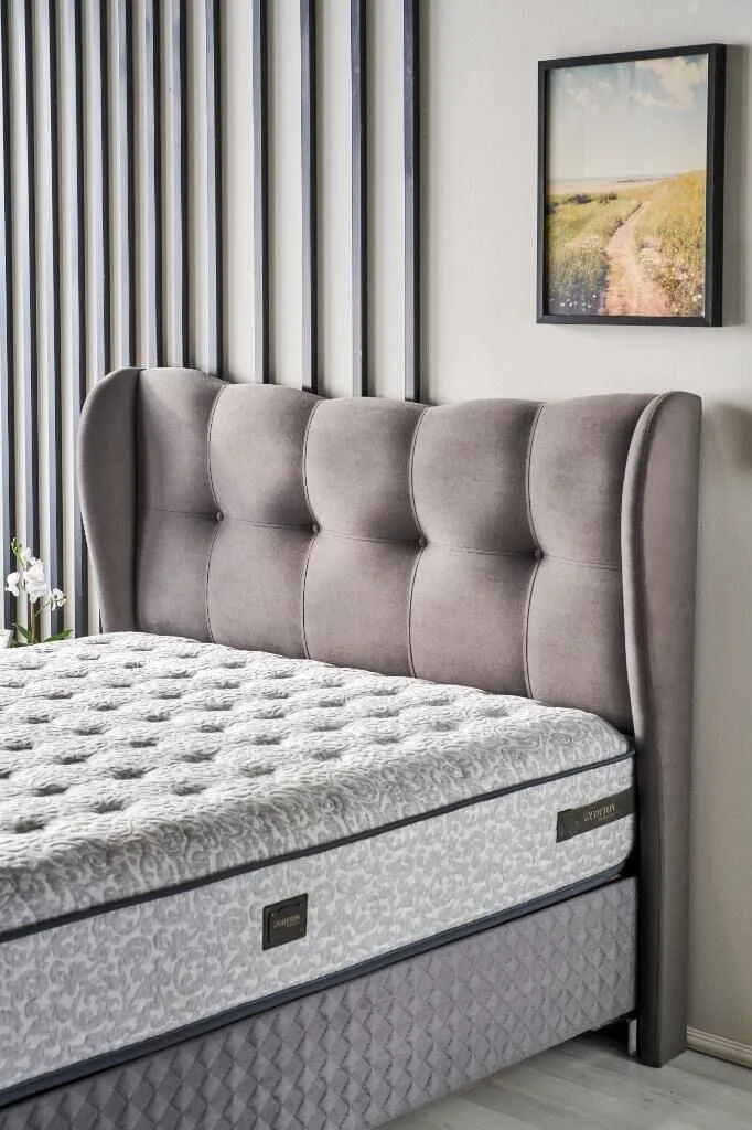 MD Viscomfort 120x200 Single Mattress, Divan Base, Headboard Set CB1315