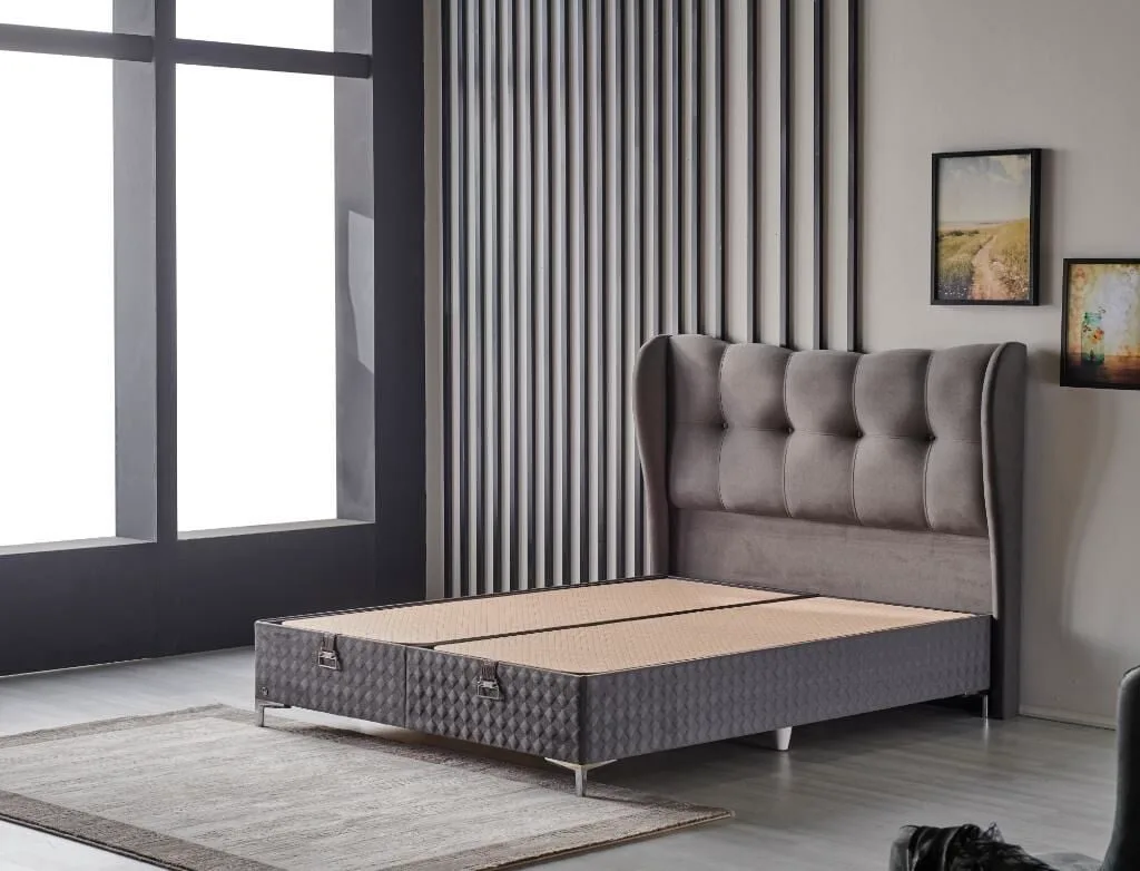 MD Viscomfort 120x200 Single Mattress, Divan Base, Headboard Set CB1315