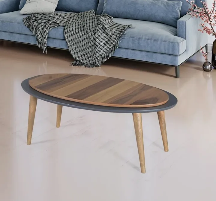 Elips Walnut & Anthracite Coffee Table GKR390