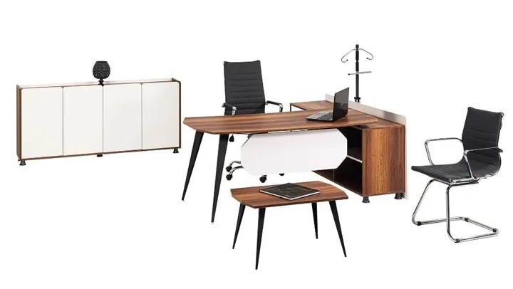 Stone Office Desk Set CLN1028