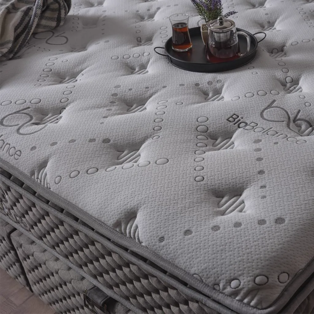 Bio Balance 160x200 Double Mattress, Divan Base & Headboard Set