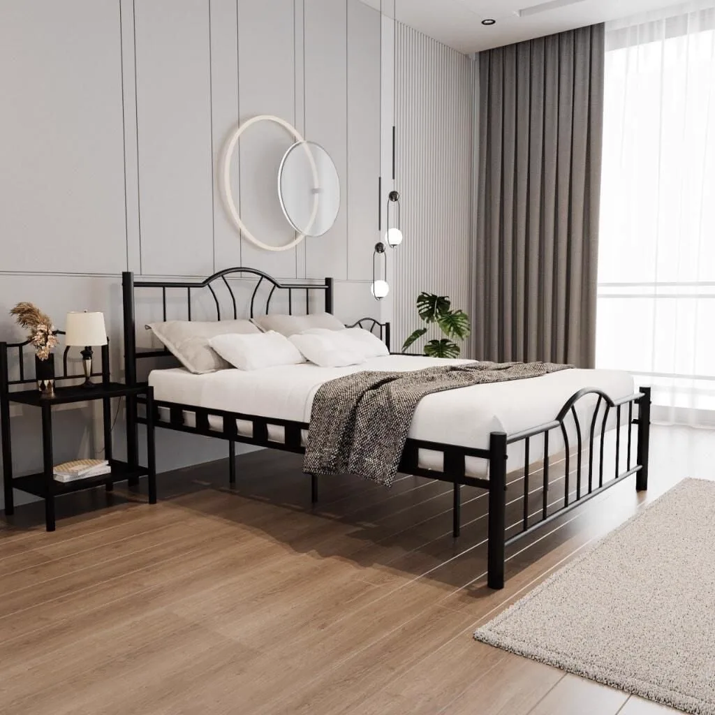 Bella Metal Bedstead 100x200 ARM140 Black