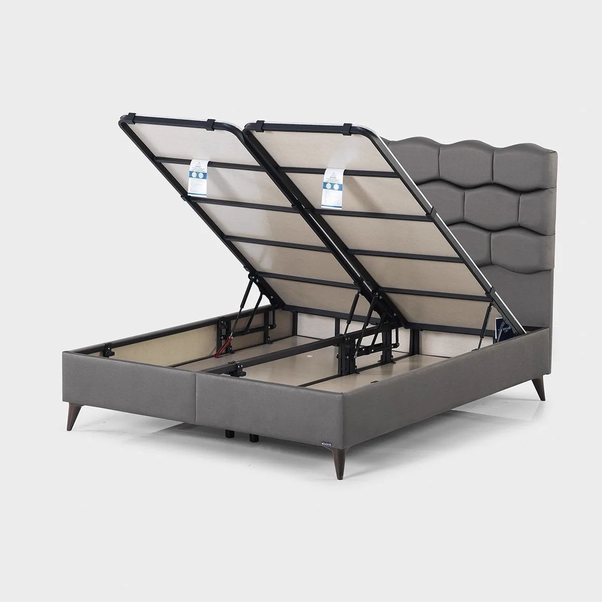 Stone 150x200 Divan Base & Headboard Set