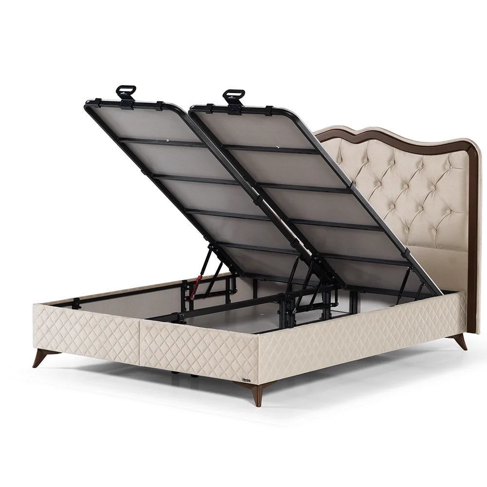 Valora Plus Beige 90x190 Divan Base & Headboard Set
