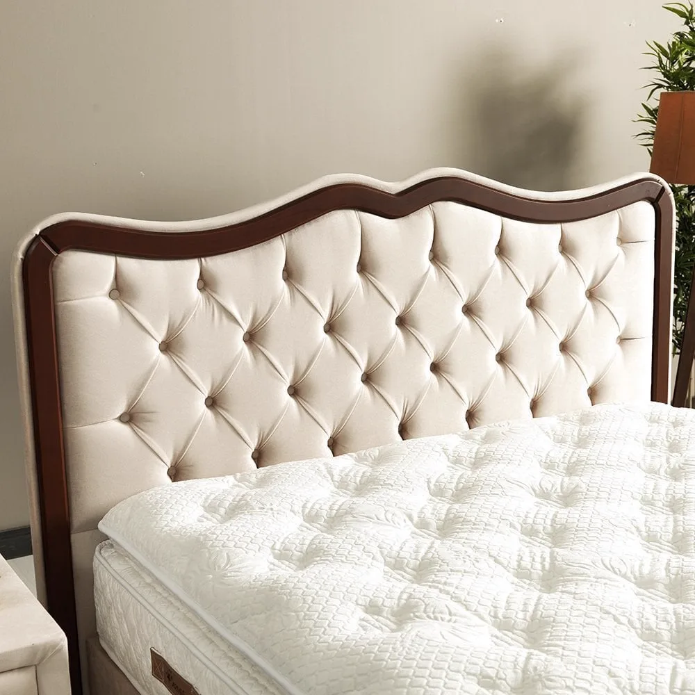 Valora Plus Beige 90x190 Divan Base & Headboard Set