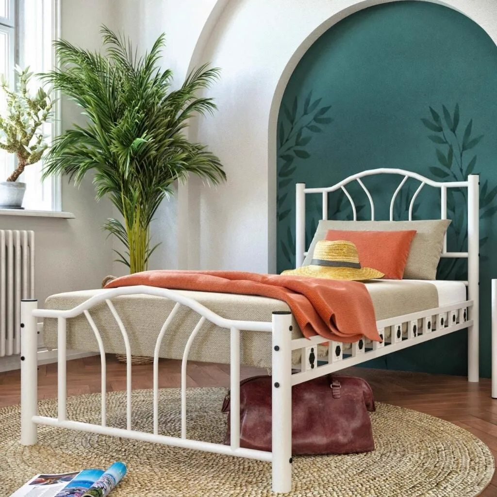 Bella Metal Bedstead 100x200 ARM140 White