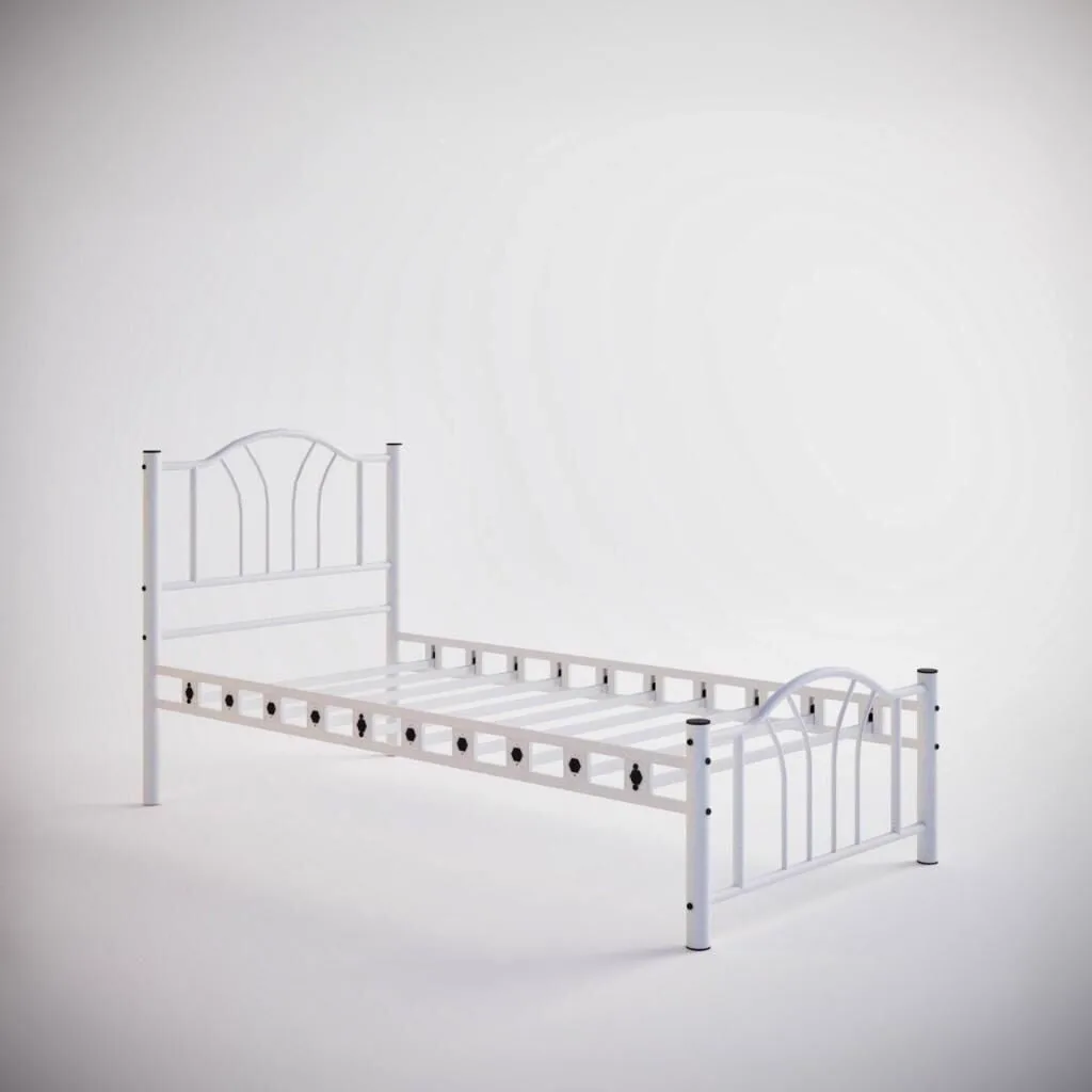 Bella Metal Bedstead 100x200 ARM140 White