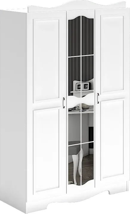 Ruyam 3-Door Mirrored Cabinet WD26009