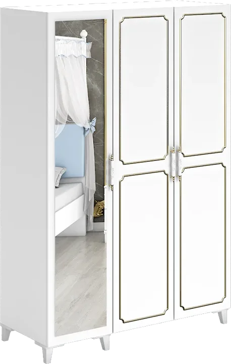Leydi 3-Door Mirrored Cabinet WD24009