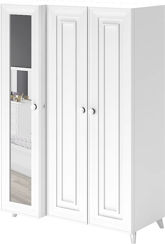 Helen 3-Door Mirrored Cabinet WD27009