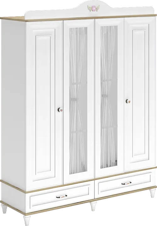 Diana 4-Door Glass Cabinet WD22019