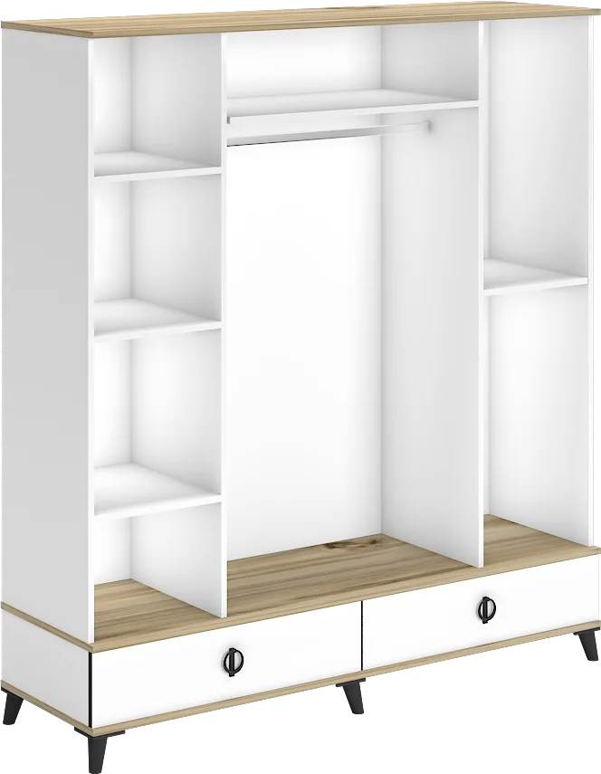Beyzade 4-Door Mirrored Cabinet WD12019