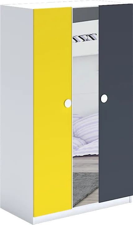 Benim Dunyam 3-Door Mirrored Cabinet WD1709