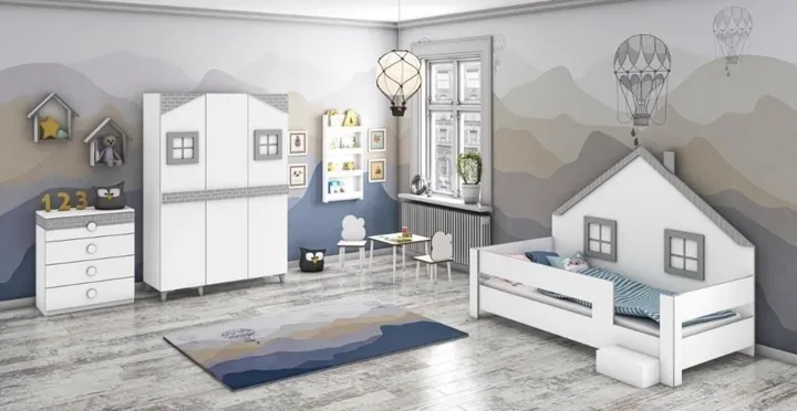 Picasso 3-Door Park Children's Room Set WD3322