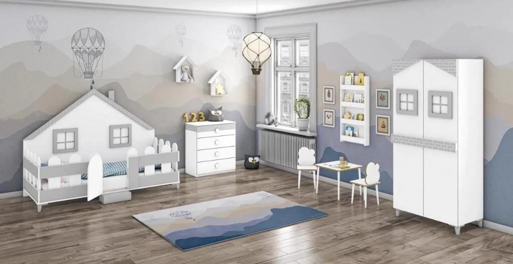 Picasso 2-Door Park Children's Room Set WD3323
