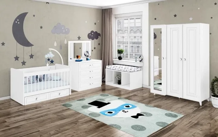 Helen Rocking Cradle Baby Room Set WD27122