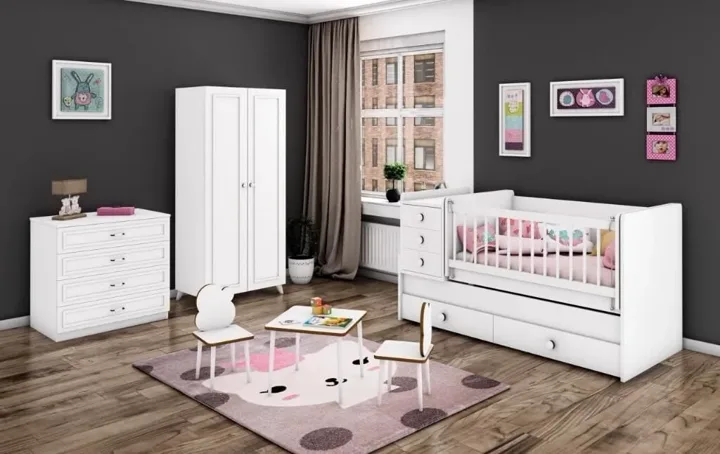 Hanzade 2-Door Baby Room Set WD21126
