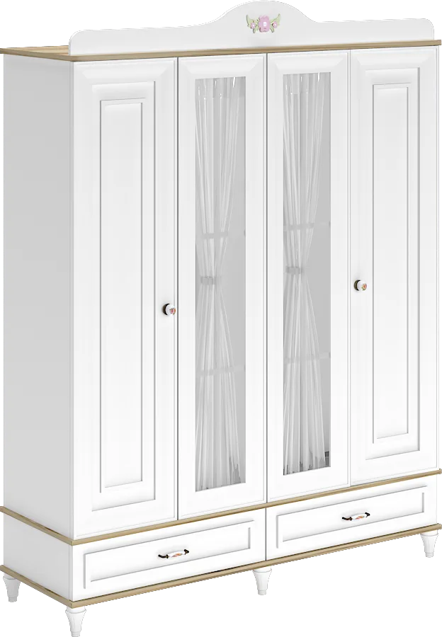 Diana White 4-Door Youth Room Set WD22133
