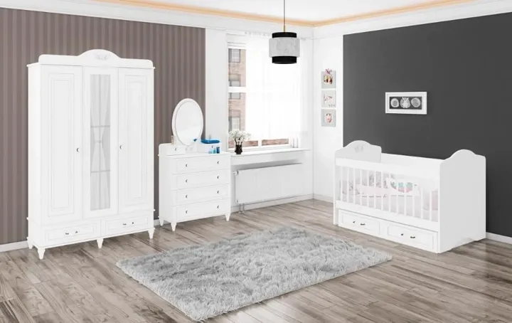 Diana Rocking Cradle Baby Room Set WD22123