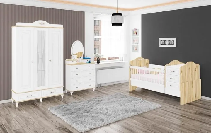 Diana Extendable Bed Baby Room Set WD22122