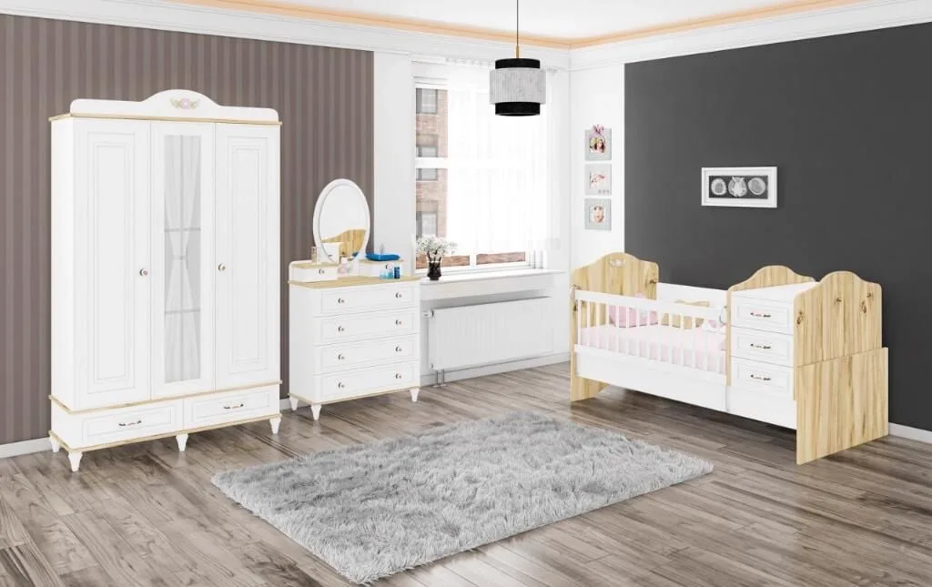 Diana Extendable Bed Baby Room Set WD22122