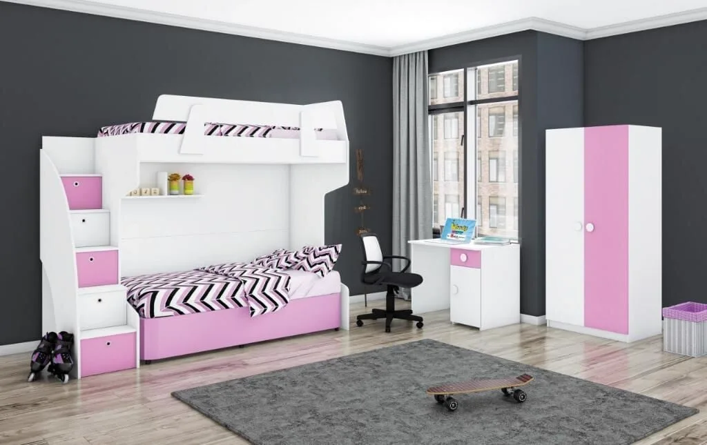 Benim Dunyam 6-Divan-Base Children's Bedroom Set WD17216