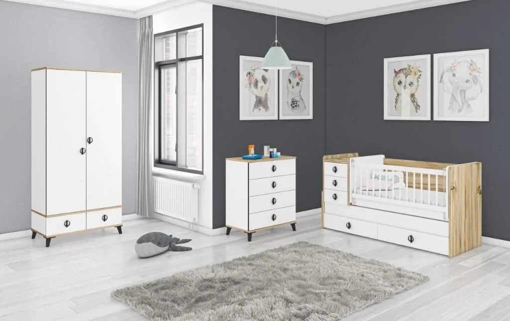 Beyzade 2-Door Baby Room Set WD12126